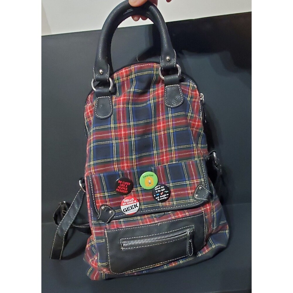 Maurices ~ Multicolor Plaid Backpack